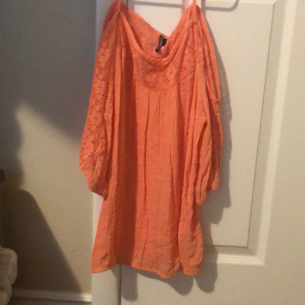 Never worn open shoulder too